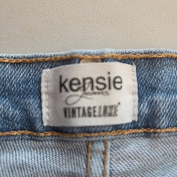 Kensie Vintage Luxe Slim Crop Jeans Light Wash Size 10 - Picture 10 of 13